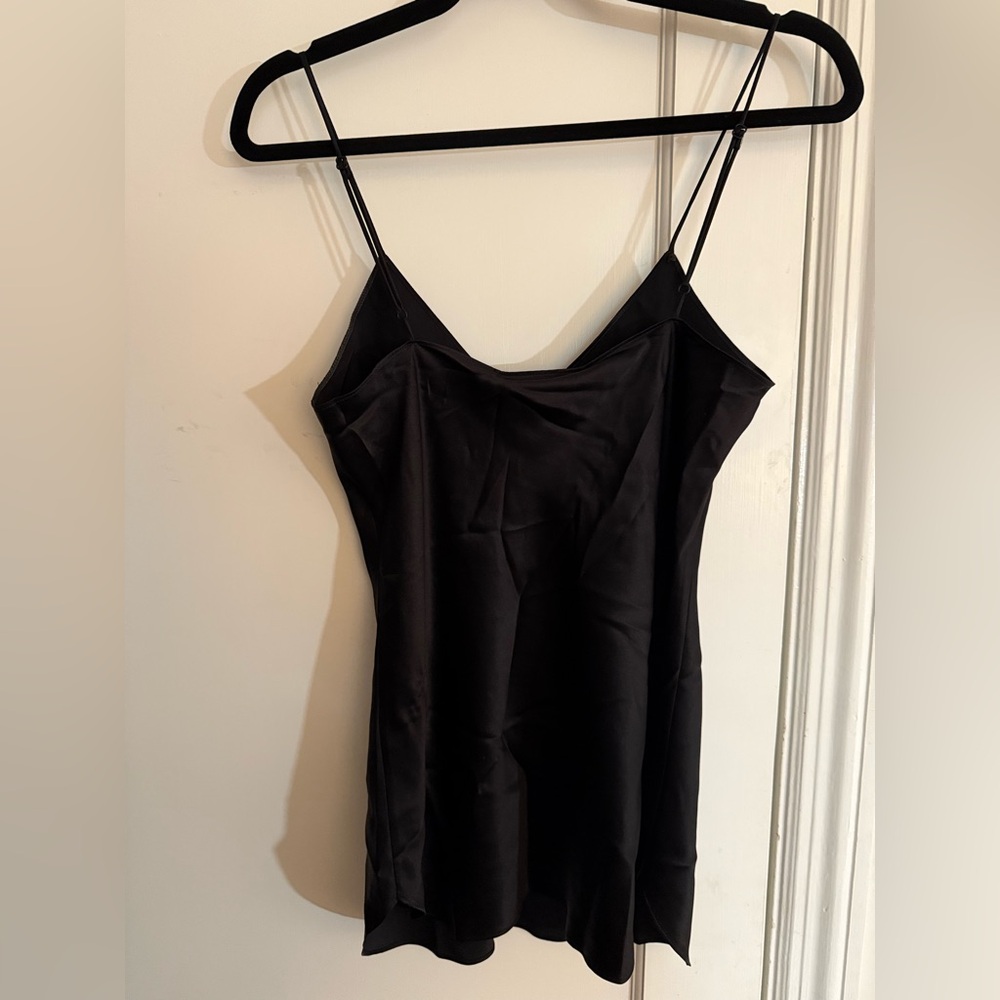 Nili Lotan Isabella Silk Cami in black - Picture 13 of 16